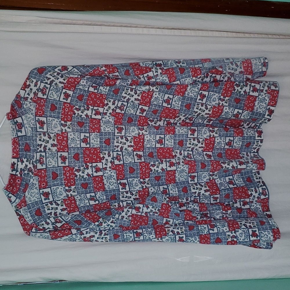 Vintage Quilt Patchwork Turtleneck - image 8